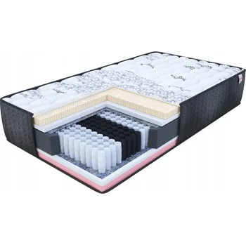 Matrace Matrace FDM COMFORT s více kapsovými pružinami 180 x 200 x 25 cm, tvrdost H3