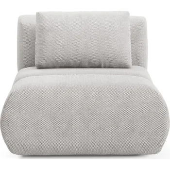 Křeslo Čalouněné křeslo OSHAWA - světlé šedé