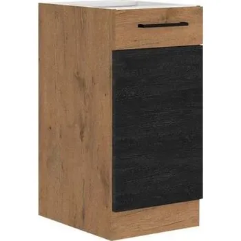 Kuchyňská skříňka Dolní jednodveřová kuchyňská skříňka 40 cm ZHILAN - dub lancelot / dark wood