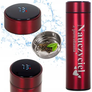 Termoska Termoska Červený Termohrnek Dárek Den Učitelů Svátek Povolání