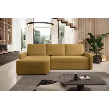 Sedací souprava Rozkládací sedací souprava NADRAH - hořčicová