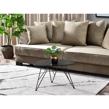 Konferenční stolek Designový konferenční stolek 60 ALIRIO - černý