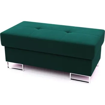 Taburet Taburet s úložným prostorem WILFRED - zelený 1