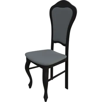 Jídelní židle Čalouněná jídelní židle MOVILE 11 - wenge / šedá 1