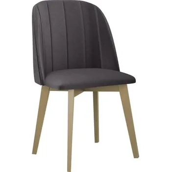 Jídelní židle Čalouněná jídelní židle AFTON 3 - dub sonoma / antracitová