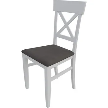 Jídelní židle Jídelní židle MOVILE 39 - bílá / tmavá hnědá 2