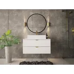 Skříňka pod umyvadlo PALBAN - bílá + umyvadlo a sifon ZDARMA