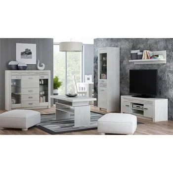 Obývací stěna VENETI CHALAPATA 1 dub kraft bílý