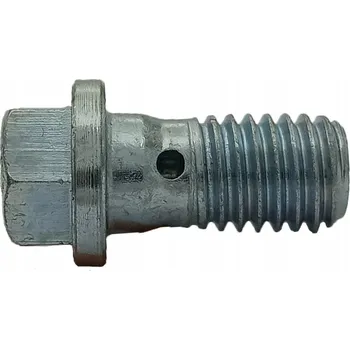 Brzdová hadice Šroub průtočný - přepadový - banjo - pro oka M10x1,5 - pozink; SR-15