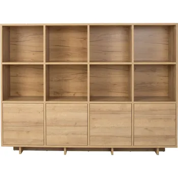 Komoda Kombinovaná široká komoda CHASKA - dub riviera