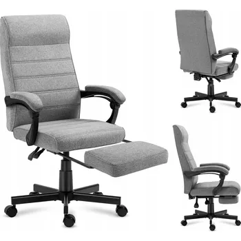 Mark Adler Kancelářská Otočná Židle s Podnožkou BOSS 4.4 Grey