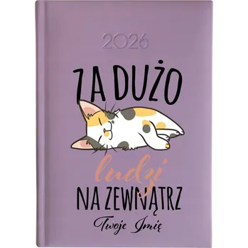 Kalendář Knižní kalendář 2026 A5 FunnyCase vícebarevný