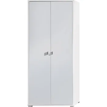 Šatní skříň Dvoudveřová šatní skříň 85 cm KINNEY - bílá