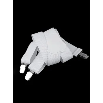 Kšandy Pánské kšandy v bílé barvě 650265, VELIKOST UNI