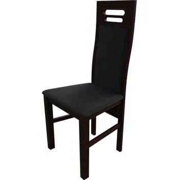 Jídelní židle Židle do jídelny MOVILE 40 - ořech / černá ekokůže