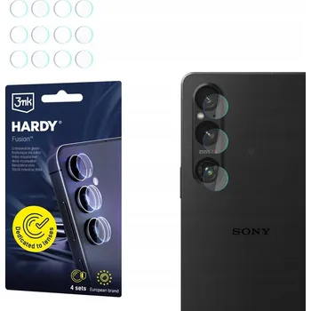 Pouzdro na mobilní telefon 4x Hybridní Sklo na objektiv fotoaparátu pro Sony Xperia 1 V - 3mk Hardy Fusion Lens