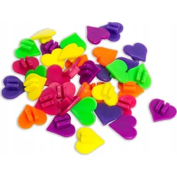 Dětské navlékací korálky Korálky na dráty kola srdíčka