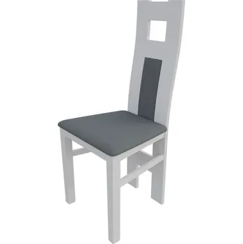 Jídelní židle Jídelní židle MOVILE 20 - bílá / šedá 1