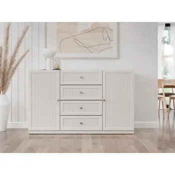 Komoda Komoda s dvířky a šuplíky SALTIVILLE - kašmír