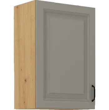 Kuchyňská linka Horní kuchyňská skříňka SOPHIA - šířka 50 cm, světle šedá / dub artisan