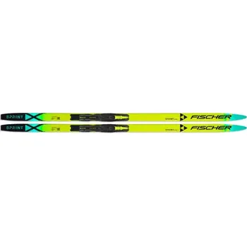 Běžky Fischer Sprint Crown Mounted + Tour Step-In Jr IFP - black/yellow 140