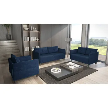 Sedací souprava Designová sedací sestava MAELLA - modrá