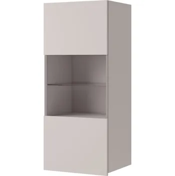 police Prosklená závěsná skříňka CONNOR - kašmír