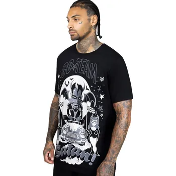 Pánské tričko tričko pánské - Go Team Satan - KILLSTAR - KSRA013608 - 4XL