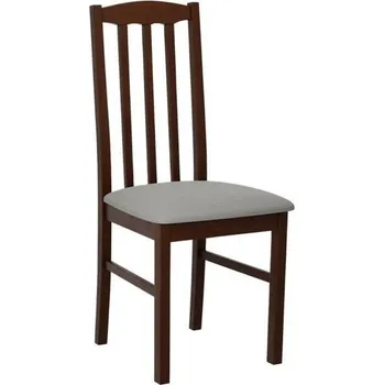 Jídelní židle Čalouněná židle k jídelnímu stolu EDON 12 - ořech / šedá