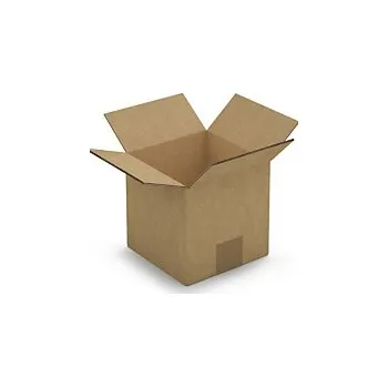 Obalový materiál Kartonová krabice 150x150x150mm, hnědá, klopová,pětivrstvá vlnitá lepenka (5VVL) | RAJA - Balení po 15 ks