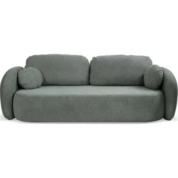 Pohovka Rozkládací dvousedák s úložným prostorem COBOURG - tmavý šedý 1