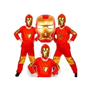 Karnevalový kostým KOSTÝM PRO CHLAPCE AVENGERS IRON MAN MASKA 98-110