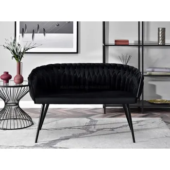 Pohovka Dvoukřeslo MANFRED - černé