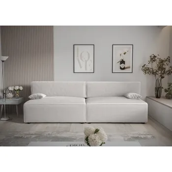 Pohovka Stylová pohovka s úložným prostorem RADANA - bílá