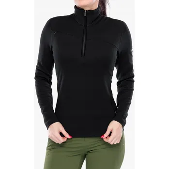 Dámská mikina Dámská Mikina Sensor s merino zipem, černá, velikost L