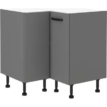 Kuchyňská skříňka Dolní rohová skříňka NELJA - 90x90 cm, antracit