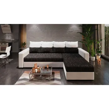 Sedací souprava Praktická sedací souprava ANNIE 1 - černá / bílá