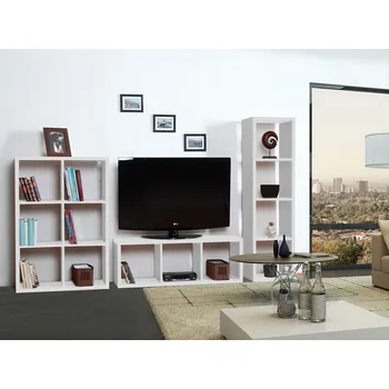 regál Set regálů DATGEN - bílý