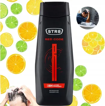 Sprchový gel STR8 SPRCHOVÝ GEL RED CODE INTENSE PÁNSKÁ TĚLOVÁ VŮNĚ 400 ML