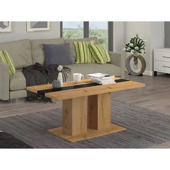 Konferenční stolek Konferenční stolek ASHE - dub artisan / černý