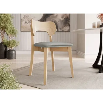 Jídelní židle Čalouněná jídelní židle CIBOLO 3 - buk / šedá