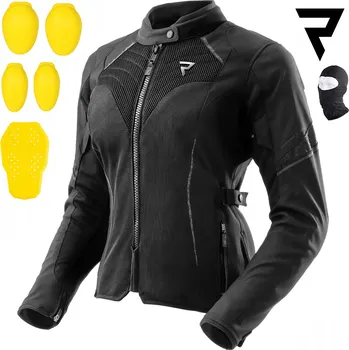 Moto bunda REBELHORN JAX LADY ČERNÁ TEXTILNÍ MOTO BUNDA DÁMSKÁ