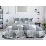 B.E.S. - Petrovice, s.r.o. Bavlněné flanelové povlečení české výroby - Nordic Grey