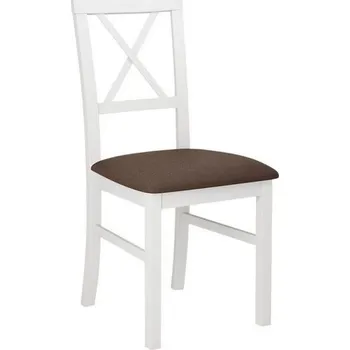 Jídelní židle Jídelní židle FRATONIA 5 - bílá / hnědá 2