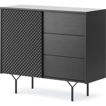 Komoda Komoda s policemi ZENADA - černá