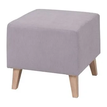 Taburet Taburet ALBANY - šedý / dub san remo světlý