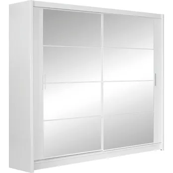 Šatní skříň Šatní skříň 203 ELINOR s posuvnými dveřmi - bílá