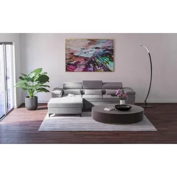 Sedací souprava Praktická sedačka s úložným prostorem HEDA - světle šedá