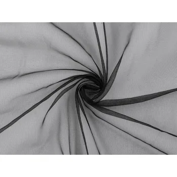 Úplet šifonový, střední, 4 černá