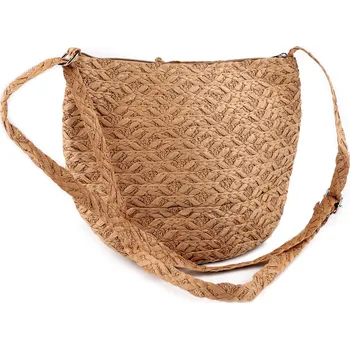 Kabelka Kabelka crossbody 23x30 cm, střední, 2 přírodní stř.